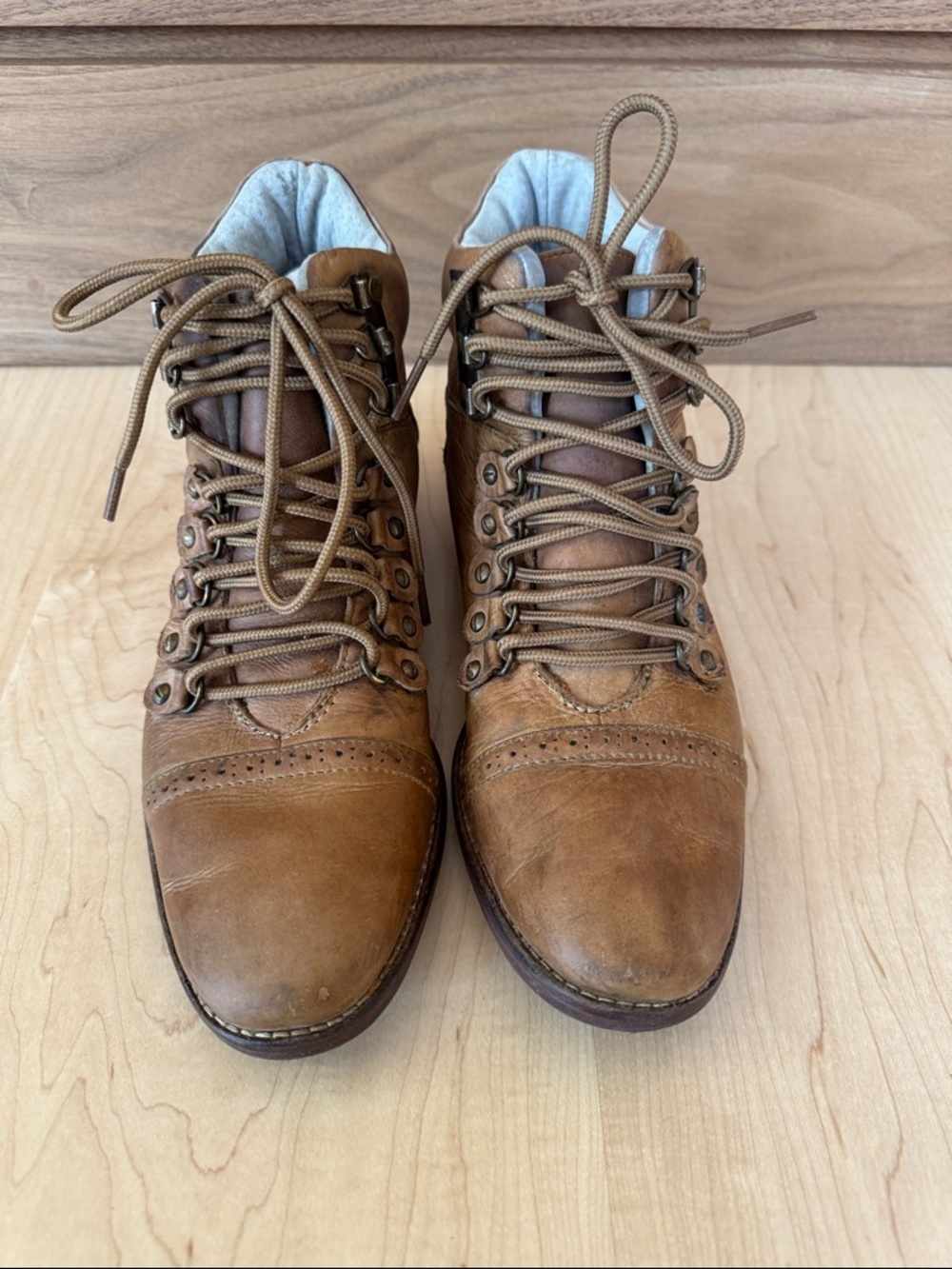 Free People Ventura Leather Ankle Boots - Professionally Resoled! size 40 W 8.5 - Picture 6 of 15